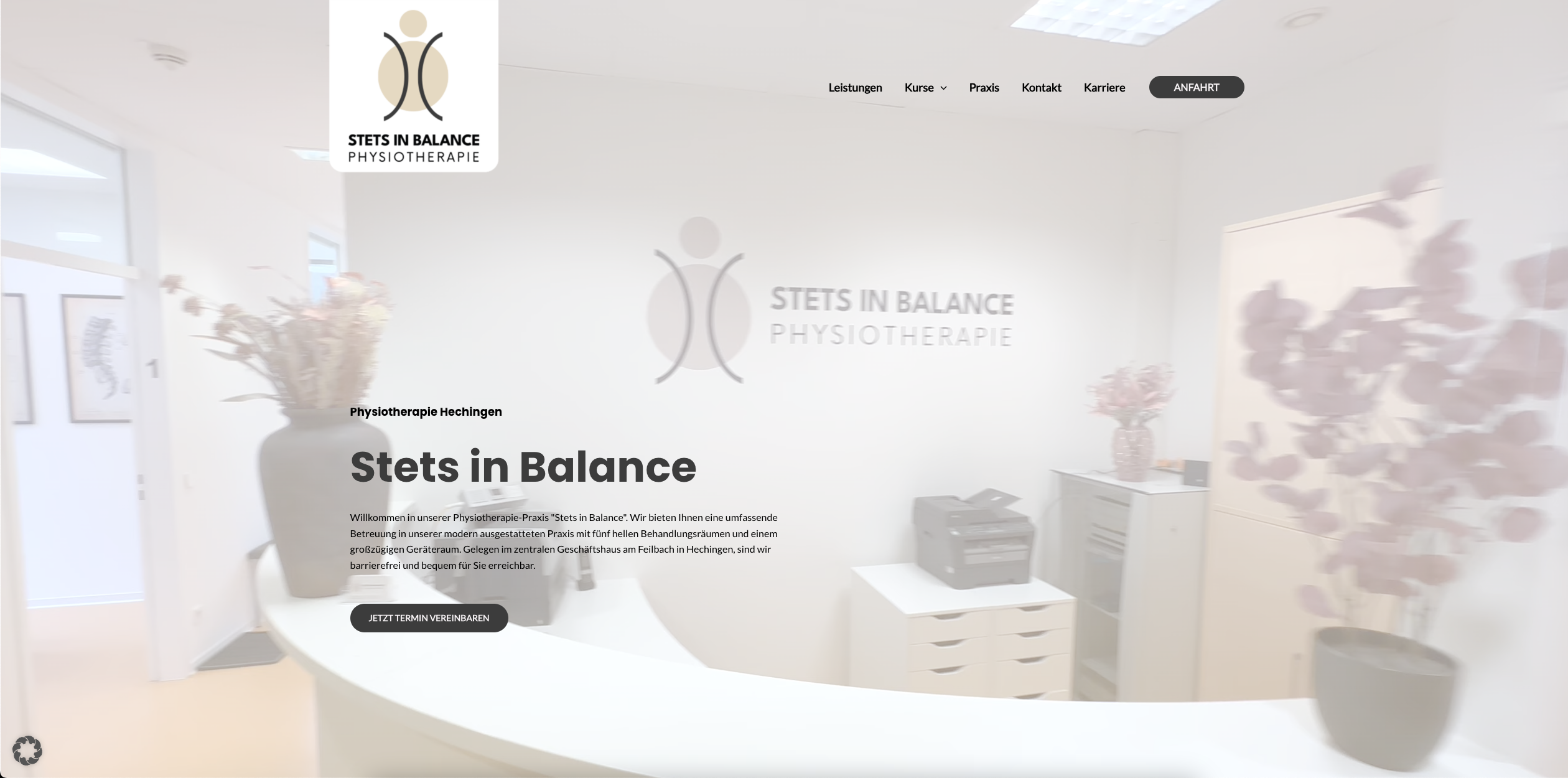 Stets in Balance Website Foto