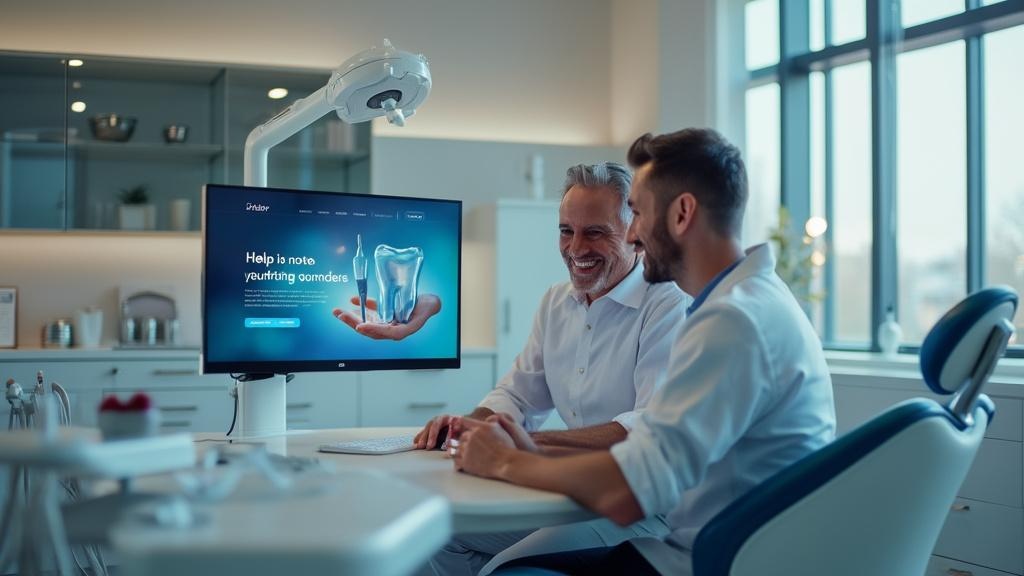 1. Passendes Beitragsbild für den Blogartikel "199Webdesign für Zahnärzte: Patienten gewinnen mit moderner Website"